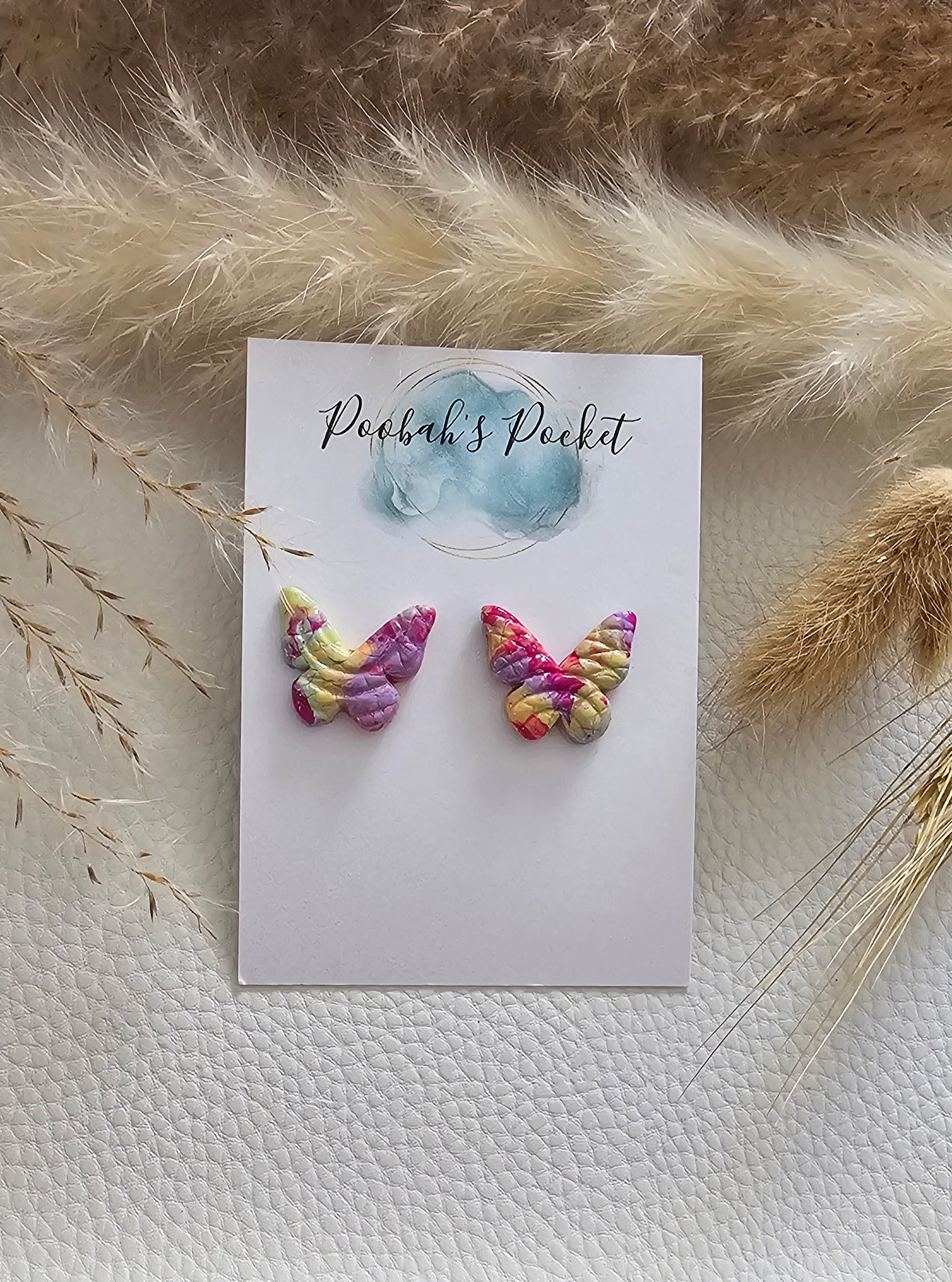 butterfly shaped earrings