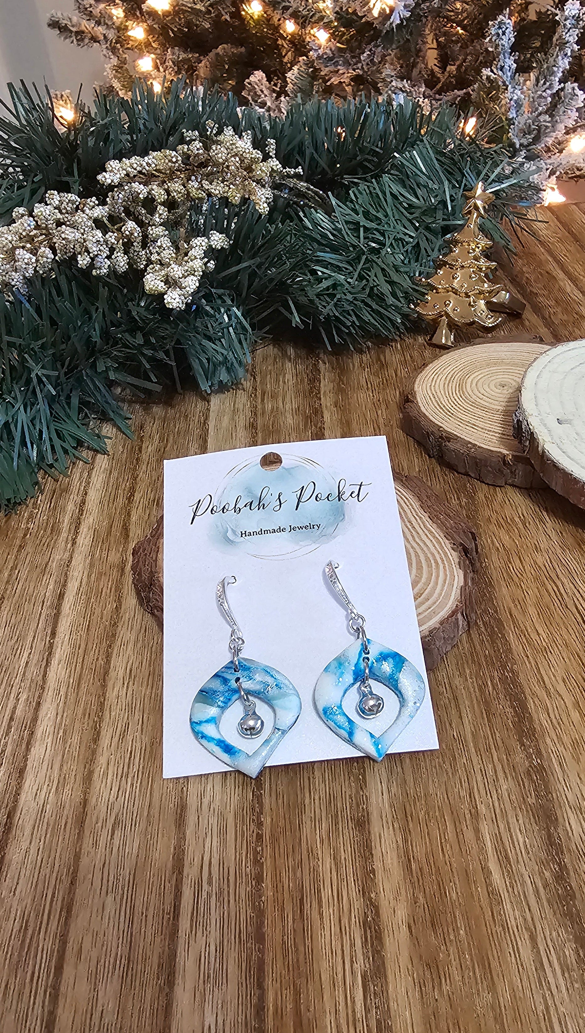 ornament shaped earrings