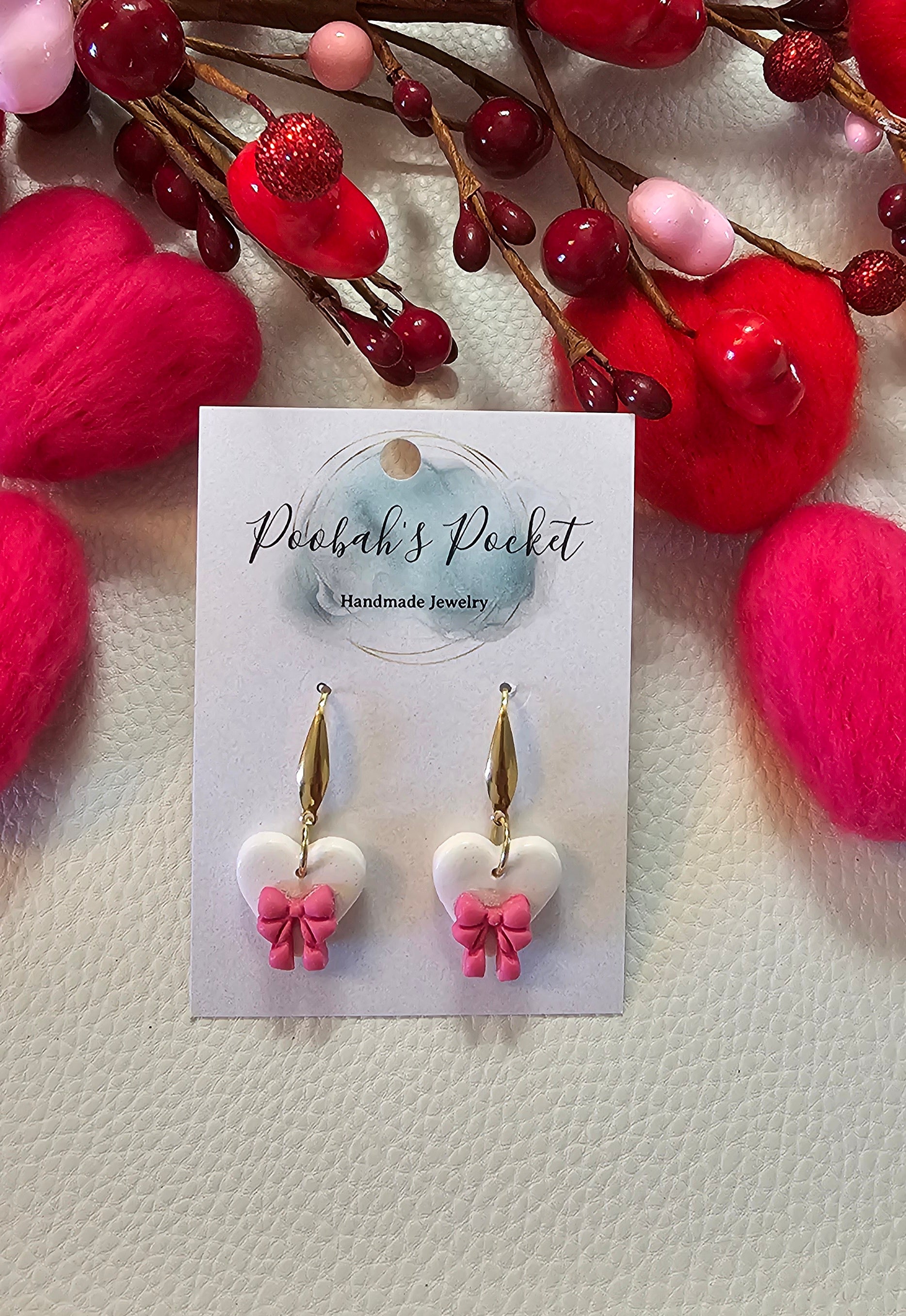 Hearts with Pink Bows