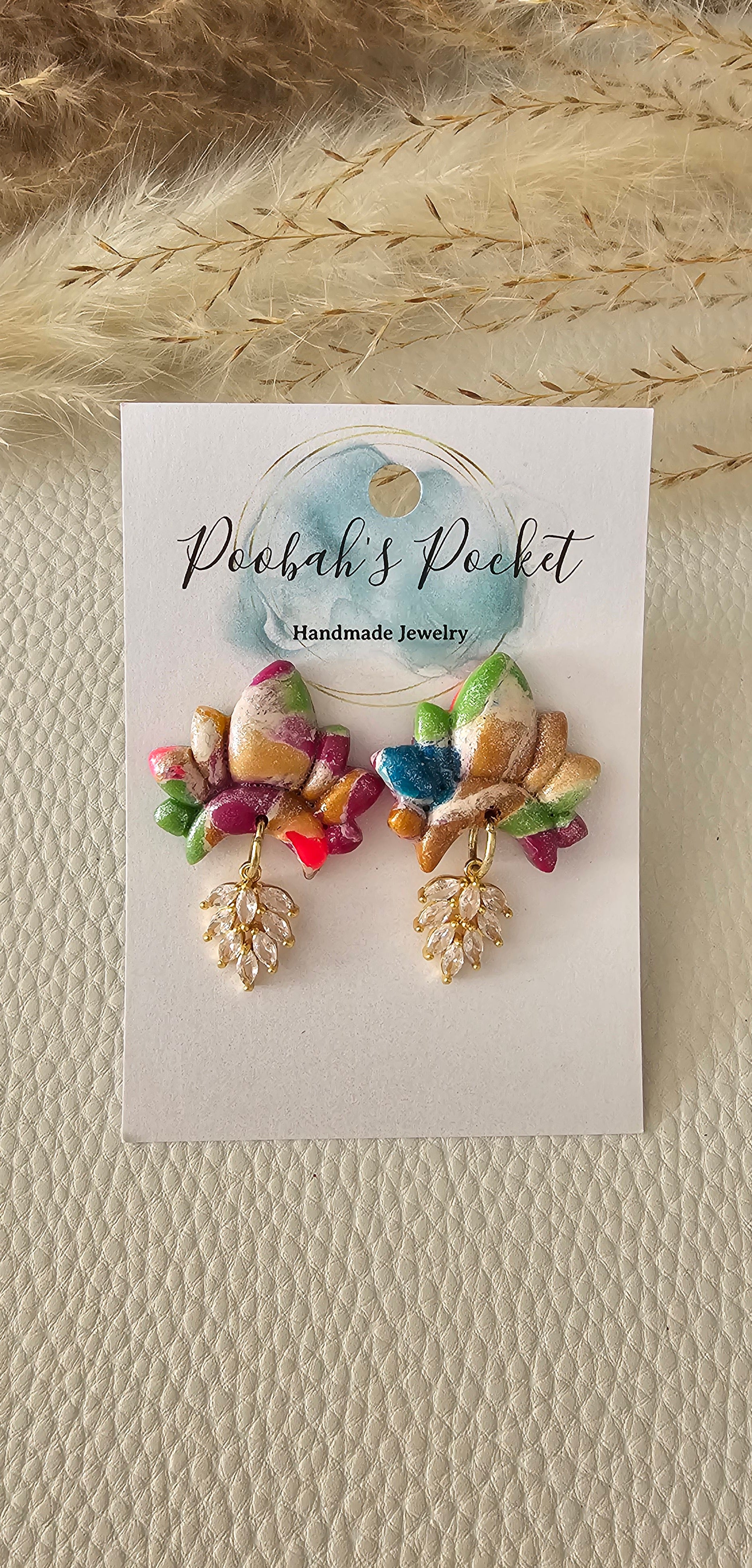 polymer clay earrings
