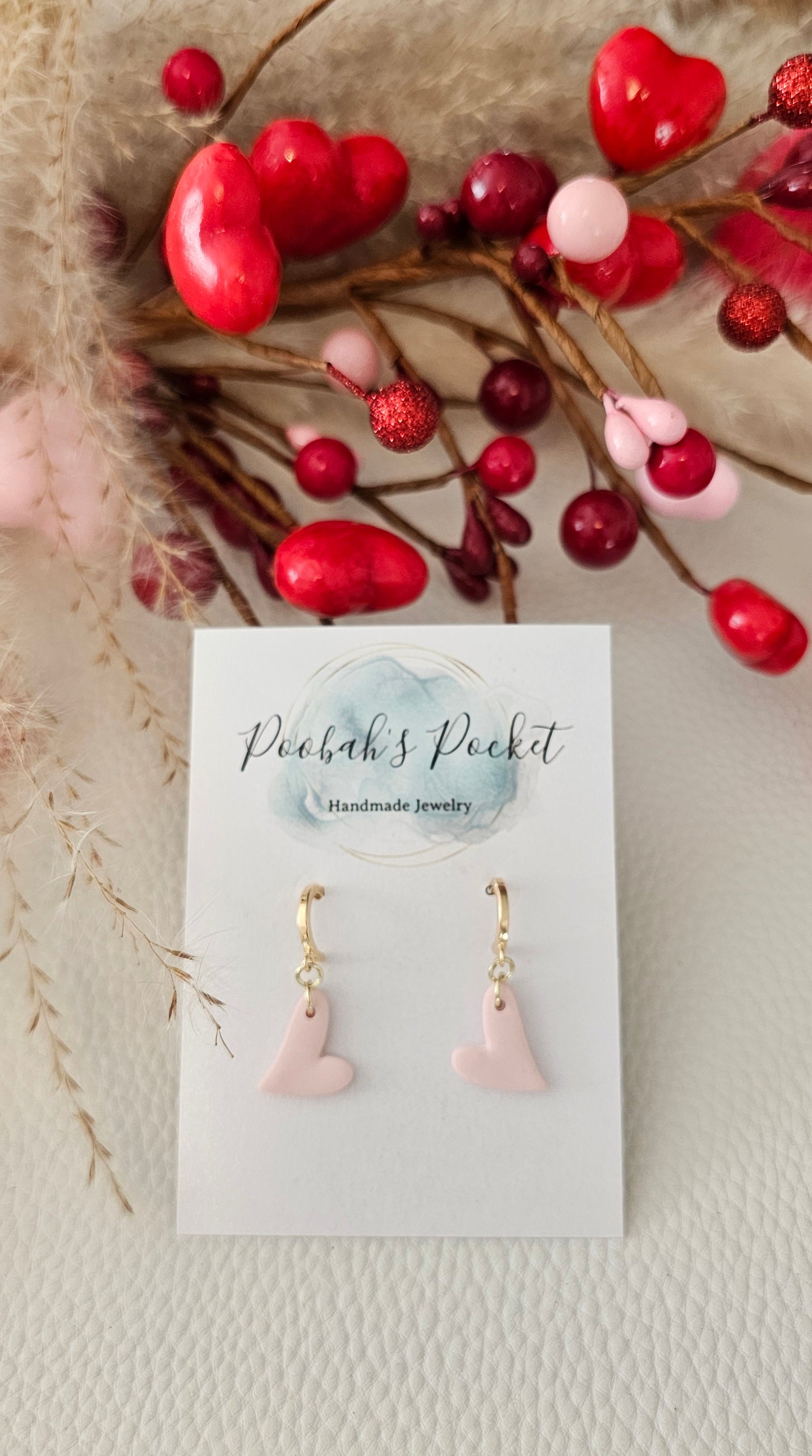 Tiny Light Pink Hearts